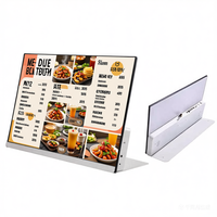 Écran électronique de restaurant, menu numérique, écran tactile capacitif 21,5 pouces, graphiques pour centre commercial, métro, commerce de détail