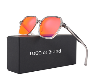 CE 오렌지 틴트 99% 100% 안티 블루 라이트 차단 차단 차단 보호 라이트 큐어 야간 컴퓨터 수면 안경 개선 - Product Image 3