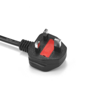 Harga Ex-pabrik Standar Eropa 220V Tahan Air Steker Listrik IEC C5 Kabel Daya Laptop UK