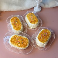 Jouet Squishy Coquille Saint-Jacques Grillée Réaliste, Simulation Alimentaire, à Remontée Lente, Anti-Stress, Jouet à Presser pour Décoration de Bureau et Cadeau