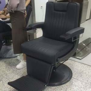 Barber shop chair for men's vintage hairstyles, suitable for reclining, perming, dyeing, cutting, and shaving - Product Image 3