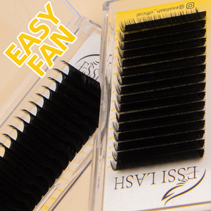 Extensions de cils en soie de cachemire noir mat ESSI LASH, ensembles de <span class=keywords><strong>maquillage</strong></span> individuels à marque privée, extensions de cils - Product Image 1