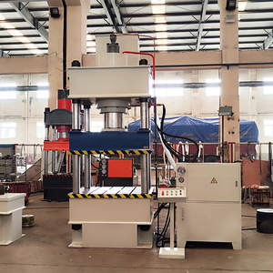 100 tấn <span class=keywords><strong>CNC</strong></span> máy ép thủy lực bốn cột ba chùm PLC bơm servo động cơ kim loại kéo dài hình thành - Product Image 3