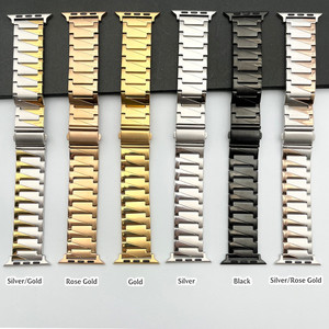 Correa <span class=keywords><strong>de</strong></span> Acero Inoxidable Estilo Engranaje para <span class=keywords><strong>Apple</strong></span> <span class=keywords><strong>Watch</strong></span>, Correa <span class=keywords><strong>de</strong></span> Repuesto Metálica Ajustable - Product Image 6