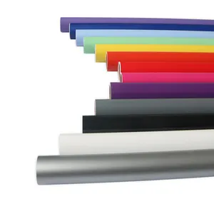 Xiaode bán buôn Vinyl Nhãn dán chất liệu Glossy Matte Vinyl Trắng PVC in ấn tự dính Vinyl CuộN