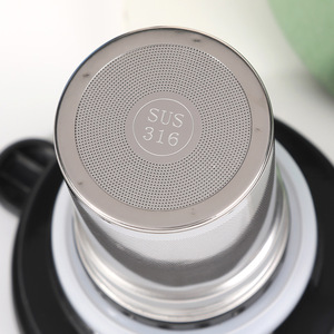 Stainless Steel Thermos Teapot Green 11.14-2 Insulated With Handle For Home Office Travel - Product Image 2