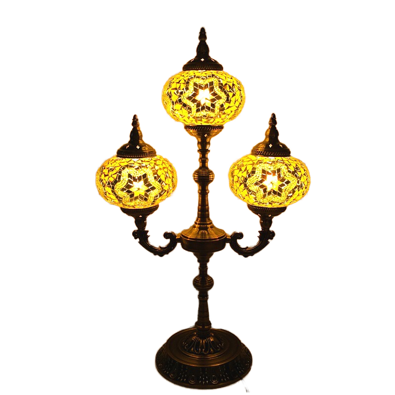 Turkish Handmade Stained Glass Table Lamp