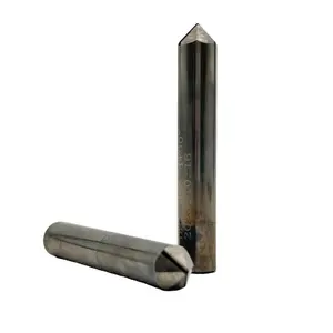 高品质金刚石刀具金刚石立铣刀D8 * 50*0.4*90度PCD六角刀具，用于切割汽车零件