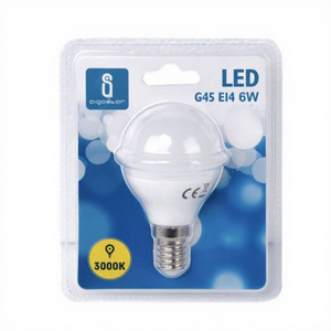 Nueva Bombilla LED A5 G45 de Ahorro de Energía de 6W E14 para Reequipamiento/Actualización con Temperatura de Color de 3000K - Product Image 1