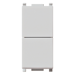 ปุ่มอิสระสองปุ่มหมายเลข1P + ไม่มี4.1x2.8x5.3cm สวิตช์ติดผนังสีเงิน10A - Product Image 1