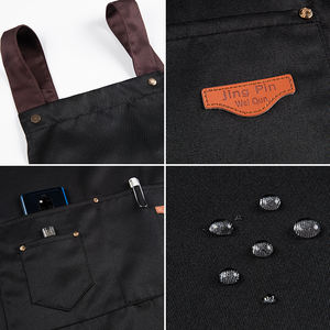 <span class=keywords><strong>Tablier</strong></span> imperméable industriel uniformes de restaurant pour les employés attendre le personnel coton enduit Pvc Sexy <span class=keywords><strong>tablier</strong></span> de cuisine pour les femmes à volants - Product Image 4