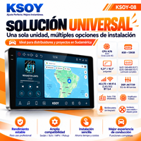 KSOY universel 9 pouces 10 pouces Android 16 8 + 128G commande au volant 2 Din optique coaxial voiture multimédia Android écran de voiture