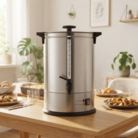 Cafetière électrique 7 litres à double paroi, bouilloire à café 110V/220V, machine à café et à thé SUS304