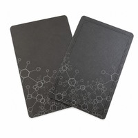 Carte de visite numérique NFC personnalisée en PVC avec puces 213, 215, 216 pour le partage de contact, la synchronisation Bluetooth et Wi-Fi, et le marketing