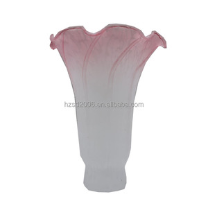 <span class=keywords><strong>Paralume</strong></span> in giglio di stagno realizzato a mano <span class=keywords><strong>rosa</strong></span> antico 6 "altezza copertura in vetro dimmerabile facile installazione per accessori di illuminazione soffiata - Product Image 2