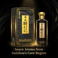 Exquisito Baijiu Fuguiyisheng 53% vol: Licor con Aroma a Salsa con Caja de Regalo |   Licor de Sorgo Oriental | Baijiu Añejo de Rico Sabor para Exportación
