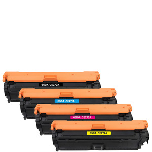 Cartouches de toner neuves avec puce de remplacement pour cartouches de toner <span class=keywords><strong>HP</strong></span> <span class=keywords><strong>650A</strong></span> compatibles avec les imprimantes Enterprise M750 M750dn M750n CP5525xh BKCMY - Product Image 2