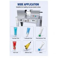 Machine de scellage de tubes ultrasoniques économique pour tubes en plastique, équipement de scellage pour cosmétiques