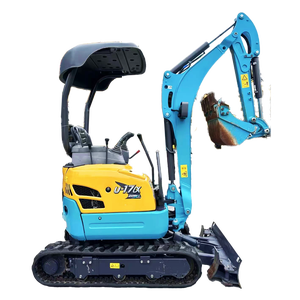 Mini-excavatrice d'occasion U17 de 1,7 tonne pour usage agricole, avec moteur importé, pompe hydraulique, boîte de vitesses et PLC - Product Image 2