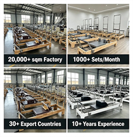 Fabricante OEM de Equipos de Pilates Cadillac Reformer de Madera de Haya para Gimnasios Domésticos y Proyectos de Estudio