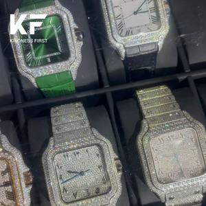 Orologio Automatico di Lusso di Alta Qualità con Quadrante Classico da 40mm, Tempestato di Diamanti, Stile Hip-Hop, Moissanite VVS - Product Image 1