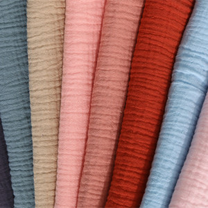 Tissu péruvien à rayures solides 100% coton, doux, sensation de teint au sel, rétrécissement respirant, Pima biologique, seerventouse - Product Image 6