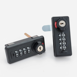 Cerradura de combinación numérica de código de 4 dígitos duradera para muebles de oficina Uso de empleados-función de reinicio cero para armario casillero gimnasio - Product Image 6