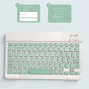 Penjualan laris nirkabel Mini Universal untuk Keyboard <span class=keywords><strong>Bluetooth</strong></span> Tablet baru dan Keyboard kompatibel dengan ponsel - Product Image 6
