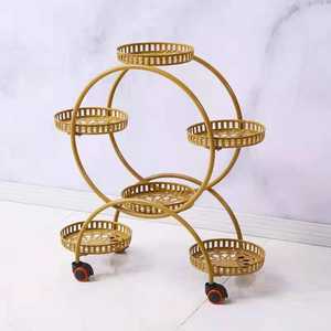 حامل زهور معدني متعدد الوظائف للاستخدام الداخلي والخارجي، رفوف عصرية إبداعية صديقة للبيئة ومتينة مطلية بالإيبوكسي - Product Image 5