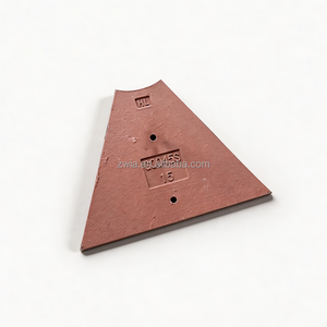 Pièces résistantes à l'usure pour revêtement mural, revêtement d'extrémité pour mélangeur à double arbre JS, pièces de rechange de marque OEM pour centrale à béton - Product Image 3