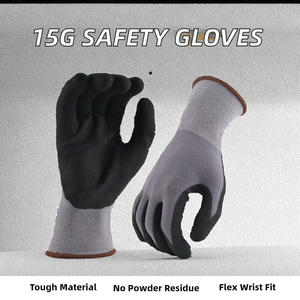 Guantes Industriales Hyflex Recubiertos de Nitrilo de Calibre 15, Antideslizantes, Sin Silicona, Sin Polvo, con Puño Elástico, Nuevos, de China - Product Image 2