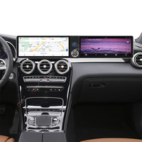 Navegación GPS de 24,6 "Carplay para Mercedes Benz GLC C W205 2015-2022 pantalla Dual Android Radio de coche estéreo unidad principal Multimedia