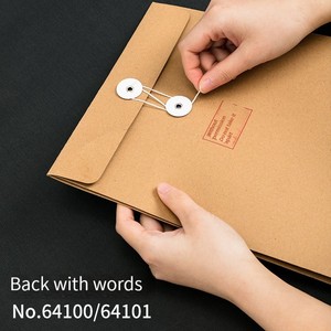 Bolsa <span class=keywords><strong>de</strong></span> Archivo <span class=keywords><strong>de</strong></span> Papel Kraft Deli 8383, Amarillo Vintage, con Hebilla <span class=keywords><strong>de</strong></span> Cuerda, A4, Gruesa, para Información, Archivo, Clasificación <span class=keywords><strong>de</strong></span> Datos, Ayuda para Guardar, Alta Calidad - Product Image 5