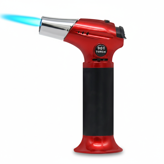 901 China Fashion Refillable Popular Low Price Blue Flame Butane Gas Welding Kitchen Custom logo Jet Torch Lighter
