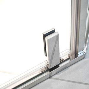 Mampara de <span class=keywords><strong>Ducha</strong></span> Corredera Pivotante BEJOY 900X900X2000 MM, Negro Mate, Acero Inoxidable 304, Vidrio de 8mm - Product Image 3