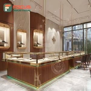 Vitrine à bijoux sur mesure avec finition stratifiée, vitrine à bijoux pour magasin commercial - Product Image 2