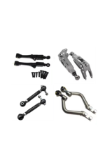 Tige de tension avant avec roulements sphériques et kits de bras de commande inférieur arrière pour Lexus IS200/IS300 1st Gen 99-05 GXE10/JCE10/SXE10