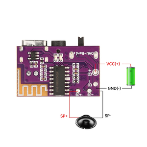 Placa de decodificación BT con amplificador de audio <span class=keywords><strong>mono</strong></span> de 5W, compatible con el par TWS, 1, 2, 2, 1 par - Product Image 5