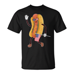 Camiseta patriótica con bandera americana del 4 de julio para hombre, manga corta, cuello redondo, impresión digital - Product Image 2