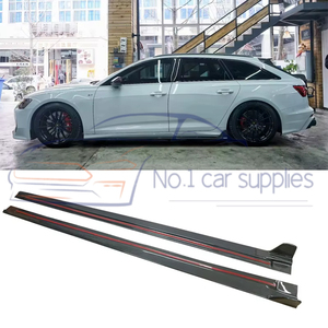 Jupes latérales en fibre de carbone KB Style <span class=keywords><strong>A6</strong></span> C8 <span class=keywords><strong>Allroad</strong></span> pour <span class=keywords><strong>A6</strong></span> 2019-<span class=keywords><strong>2022</strong></span> - Product Image 6