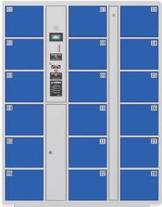 Armoire <span class=keywords><strong>de</strong></span> <span class=keywords><strong>rangement</strong></span> moderne en acier blanc à succès avec serrure à clé - <span class=keywords><strong>Rangement</strong></span> durable et écologique pour appartement, salon, salle à manger - Product Image 2