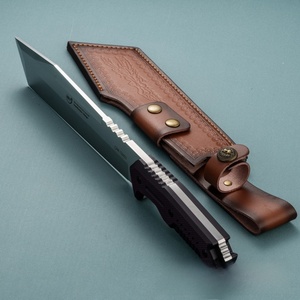 Cuchillo Táctico de Supervivencia Personalizable Pioneer con Mango G10, Hoja Recta de Acero Inoxidable, para Caza y Bricolaje - Product Image 2