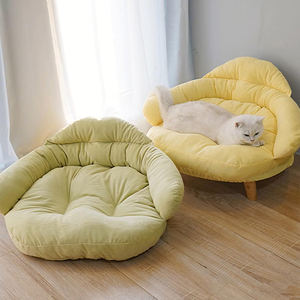 पर्यावरण के अनुकूल चार मौसमों सार्वभौमिक ठोस पैटर्न दीर्घवृत्त आकार लक्जरी पालतू जानवरों और कुत्तों के लिए हटाने योग्य चटाई के साथ - Product Image 5