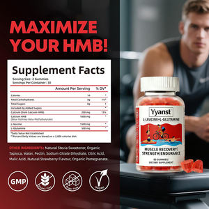 Gomitas de Alta Calidad de Marca Blanca con L-leucina y L-glutamina para la Recuperación Muscular y Mejora de la Resistencia Muscular - Product Image 2