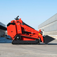 Spedizione Gratuita Mini Skid Steer Loader con Benna per Uso Agricolo e Domestico