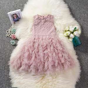 Nouvelle Robe Bébé Fille 2020 : Jupe à Bretelles Fantaisie en Dentelle, Modèles de Robes pour Enfants - Product Image 1