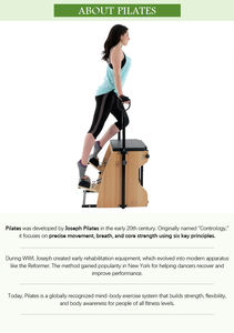 Sedia Pilates Wunda in Legno di Quercia e Struttura in Lega di Alluminio per Uso Domestico e Studio - Product Image 3