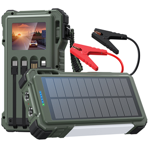 Démarreur de <span class=keywords><strong>Voiture</strong></span> Portable 2026 12V 1500A Max Utilisation d'Urgence 12000mAh 4 Câbles <span class=keywords><strong>Batterie</strong></span> Externe Téléphone Portable 40W <span class=keywords><strong>Chargeur</strong></span> Rapide Étanche - Product Image 1