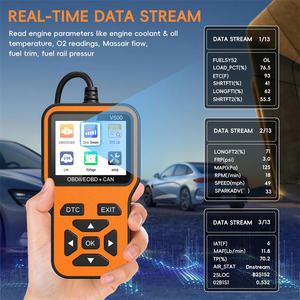 Dispositivo Diagnostico Universale V500-1 per <span class=keywords><strong>Auto</strong></span>, Lettore di Codici OBD2, Analizzatore Motore, Scanner OBD2 con Schermo, Macchina Diagnostica per Tutte le <span class=keywords><strong>Auto</strong></span> - Product Image 5