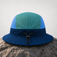 Chapeau Bob Dymf Haute Performance Personnalisé Respirant à Large Bord Réglable avec Patch pour Hommes et Femmes, Idéal pour la Randonnée et le Camping en Extérieur